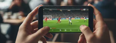 Así consigo ver el fútbol en el móvil con la mejor calidad y sin preocuparme por la batería