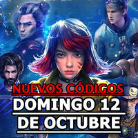 Free Fire MAX, códigos gratuitos para el Domingo 12 de octubre 