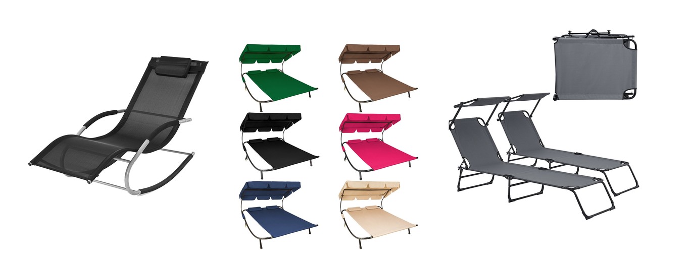6 Tumbonas para el buen tiempo por menos de 80 euros