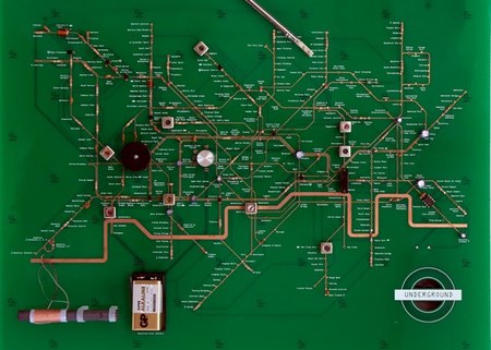 Un mapa del metro de Londres que también es una radio