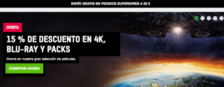 Si lo tuyo es el cine en Zavvi tienes un 15% de descuento en Blu-Ray con este cupón