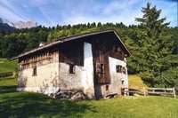 Visitando la casa de Heidi, el abuelito y las cabras