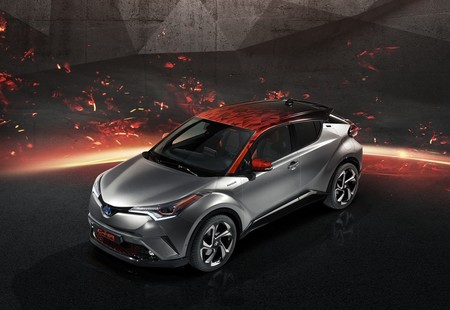 Toyota hace una reinterpretación volcánica y más potente con el C-HR Hy-Power concept
