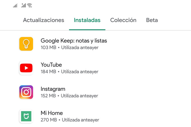 Instaladas