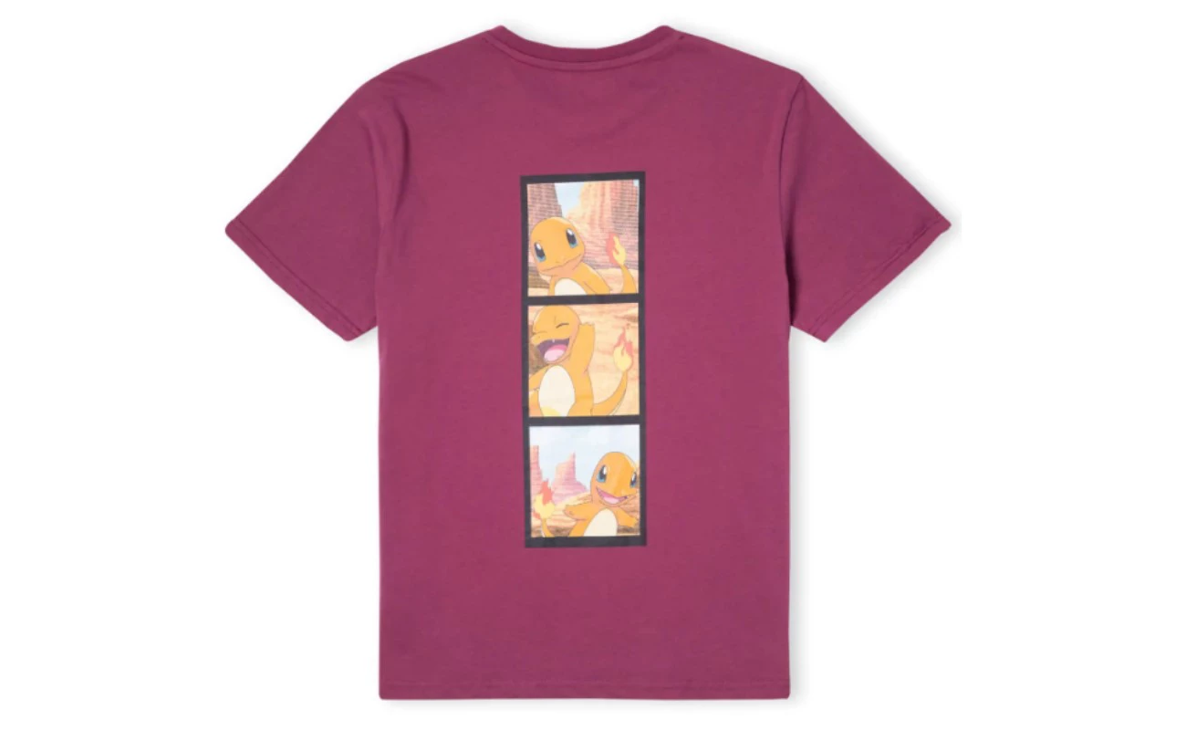 Pokémon Charmander's Desert Adventure Unisex T-Shirt - Burgundy