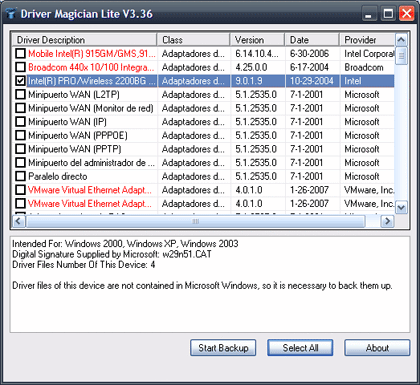 Haz copia de seguridad de tus drivers con Driver Magician