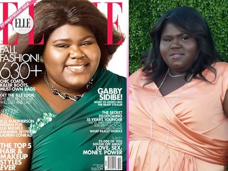 A Gabourey Sidibe la pasan por lejía