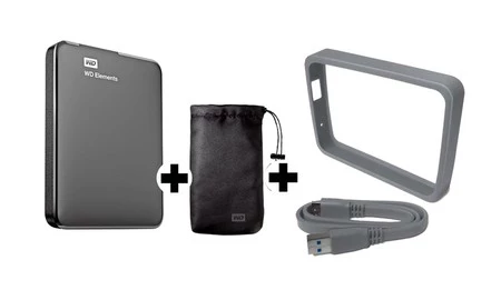 Esta semana, el WD Elements de 2 Tb con funda y grip, por sólo 87,90 euros en Mediamarkt