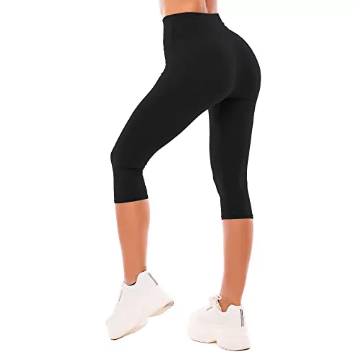 SINOPHANT Leggins Cortos Mujer Cintura Alta 