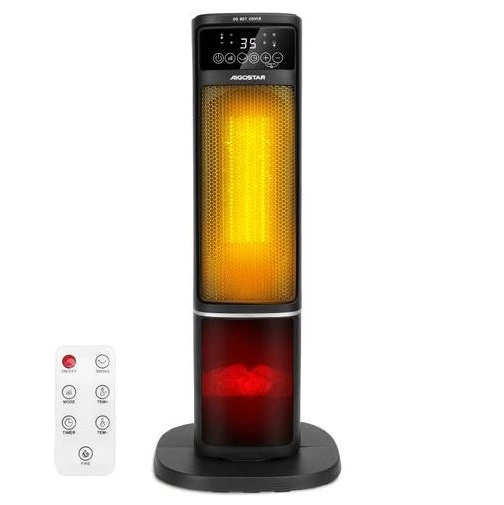 Calefactor Cerámico Ptc, 5 Modos, 2000w, Oscilación 60º, Aigostar
