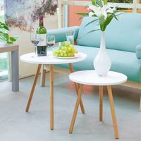 Set de dos mesitas auxiliares diseño nórdico por 35,99 en eBay