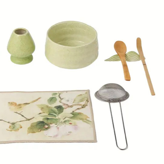 Kit de ceremonia de te Matcha de ocho piezas