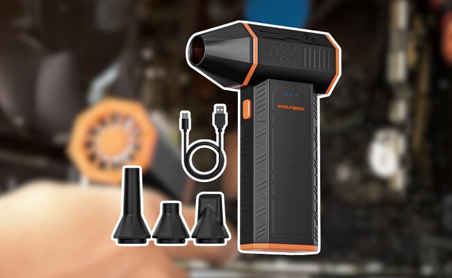 Sopladora Aire Wolfbox Inalambrico Amazon Oferta Descuento