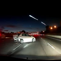Video: El SpaceX de Elon Musk ocasionó una carambola en Los Ángeles