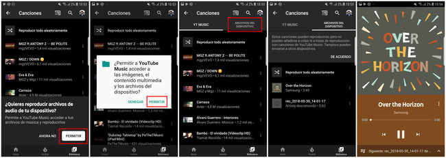 YouTube Music ya permite reproducir las canciones almacenadas en la ...