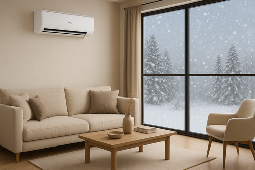 aire acondicionado en invierno