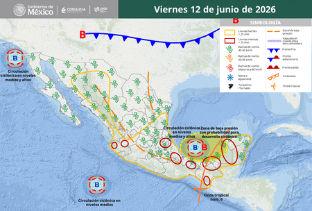 Mapas 12 Junio 2026