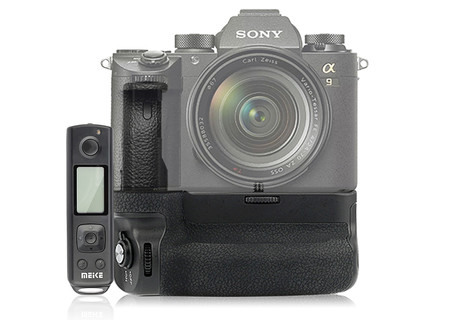 Meike MK-A9 Pro Battery Grip, una empuñadura para la Sony A9 que permite albergar dos baterías y cuenta con mando a distancia