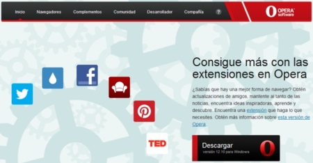 La versión final del Opera 12.10 ya está disponible para su descarga
