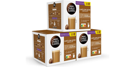 Pack De 90 Capsulas Dolce Gusto Cafe Con Leche
