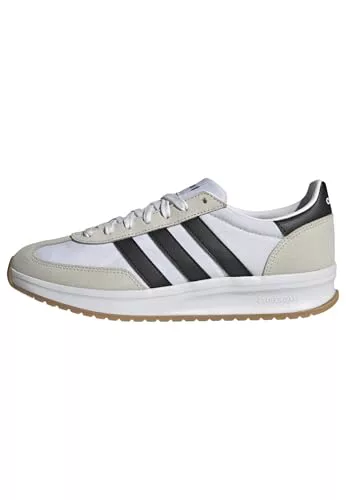 adidas Run 70S 2.0 Shoes, Zapatos Hombre, Cloud White/Core Black/Grey One, 42 EU