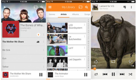 Google Play Music para iOS ya disponible