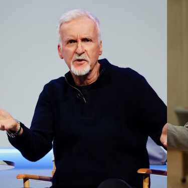 James Cameron y Amy Poehler