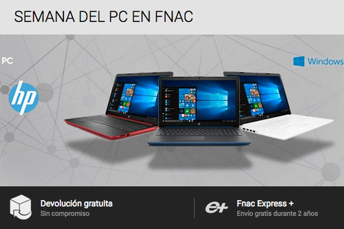Semana del PC en Fnac: descuentos de hasta el 20% en equipos HP