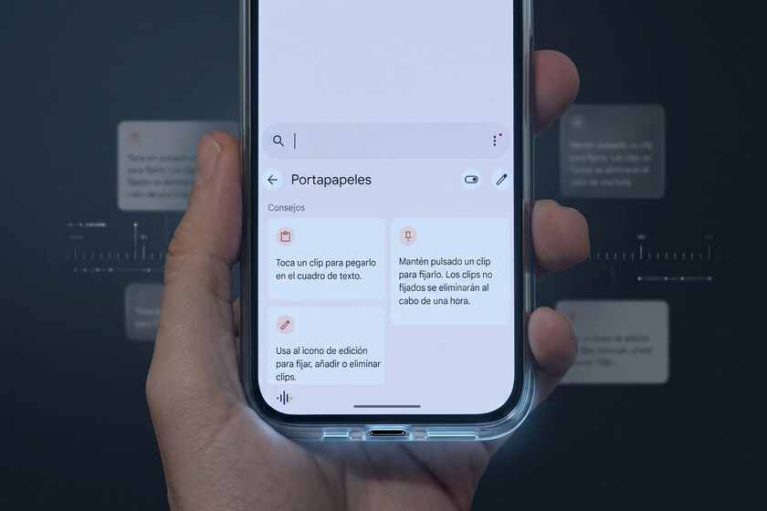 Gboard ofrece un avanzado gestor de portapapeles con historial y funciones inteligentes