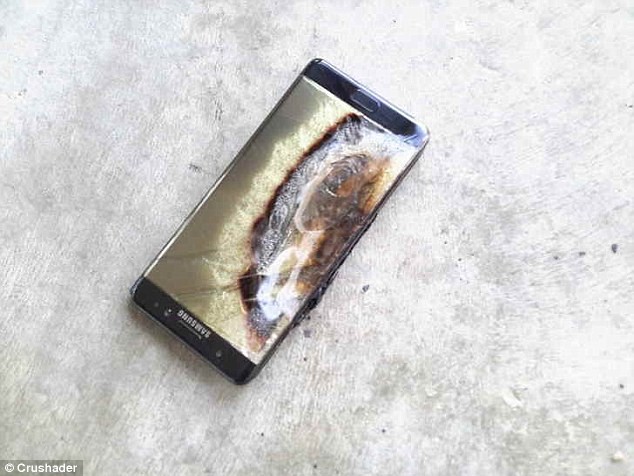Galaxy Note 7 incendio