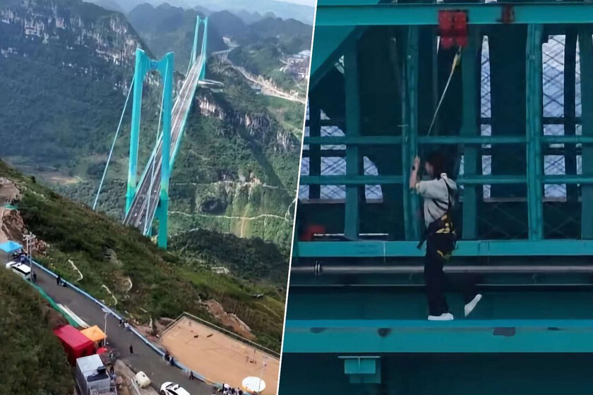 El nuevo puente más alto del mundo está en China y es mucho más que un puente: es un restaurante y un mirador extremo