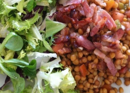 ensalada lentejas