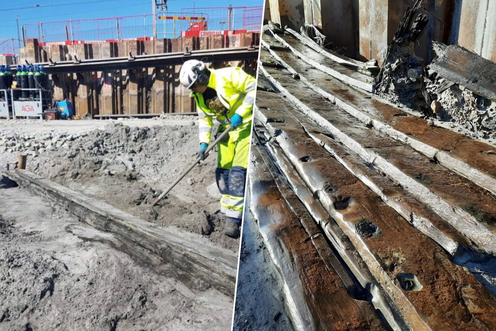 Mientras construían un túnel, unos obreros dieron con algo insólito en Suecia: no uno ni dos, sino seis naufragios centenarios