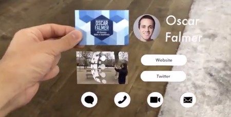 Esta tarjeta de visita dice mucho más de lo que parece gracias a ARKit 2.0