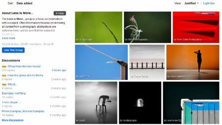 Flickr mejora sus grupos: añade las vistas justificadas y facilita publicar fotos en ellos