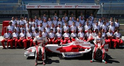 Foto oficial Toyota F1