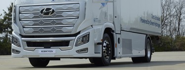 El camión pesado de hidrógeno de Hyundai ya va camino a Europa, con 400 km de autonomía por depósito