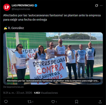 Afectados Autocaravanas Fantasma Pobla de Vallbona