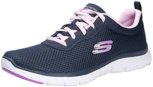 Skechers Flex Appeal 4.0 Brilliant View Regular, Zapatillas Mujer, Navy, 39 EU