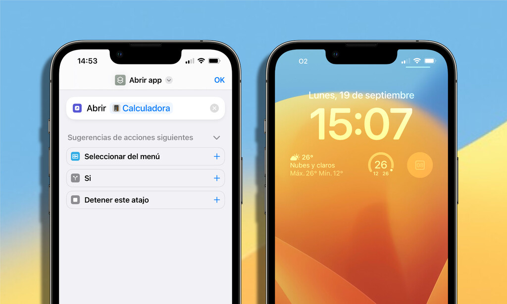 En iOS 16 podemos abrir cualquier app desde la pantalla de bloqueo. Así podemos personalizar las nuestras En iOS 16 podemos abrir cualquier app desde la pantalla de bloqueo. Así podemos personalizar las nuestras
