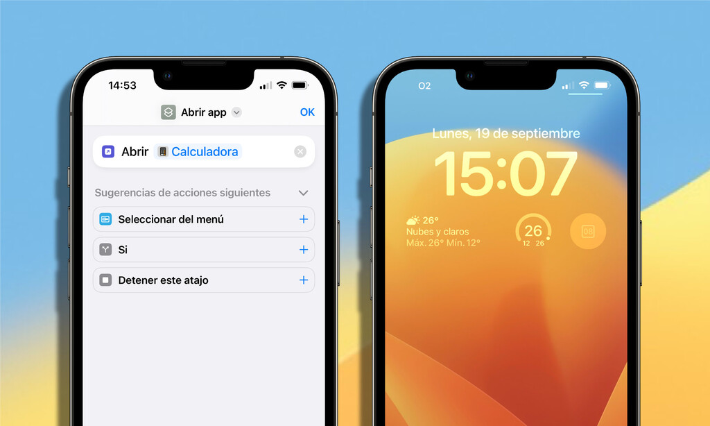 En iOS 16 podemos abrir cualquier app desde la pantalla de bloqueo. Así podemos personalizar las nuestras