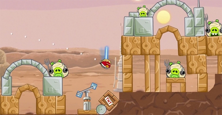 Primer vídeo con gameplay de 'Angry Birds Star Wars'