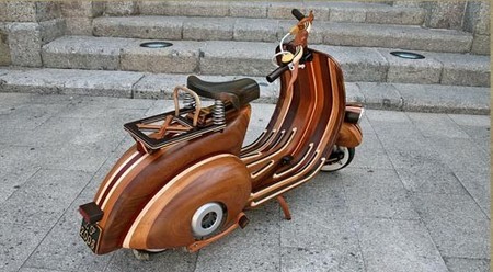 Vespa Daniela de madera