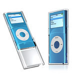 Funda slide transparente para el iPod Nano 2G