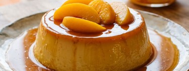 Cómo hacer un flan con solo 1 lata de duraznos en almíbar: queda suave, cremosito y lleva pocos ingredientes