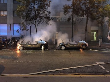 Autolib Bollore Incendio
