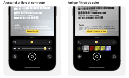 Algunos ejemplos de uso de la app Lupa