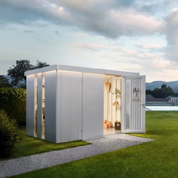 Caseta de metal 82048 de 222x222x236 cm y m2

