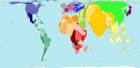 Worldmapper, mira el mundo de manera diferente