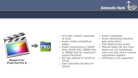 AutomaticDuck, cómo exportar OMF desde Final Cut Pro X a Pro Tools